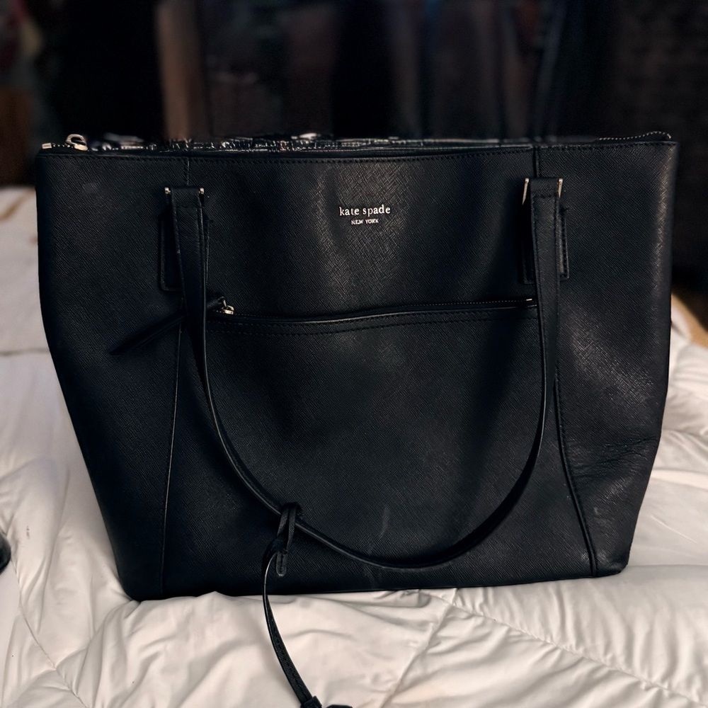 Kate Spade Cameron Pocket Black Tote Bag - Picture 3 of 6